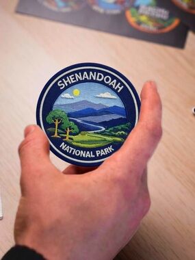 Shenandoah National Park Patch – Embroidered Blue Ridge Mountain Travel Badge